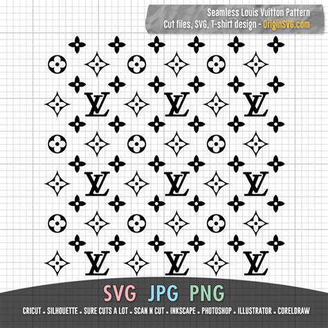 free louis vuitton pattern svg